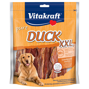 Zooplus 250g pure duck xxl eendenrepen vitakraft hondensnacks aanbieding