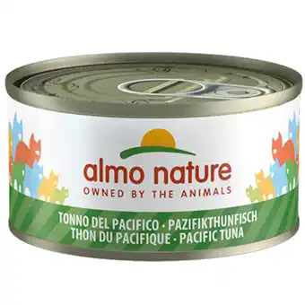 Zooplus 48x70g almo nature pacifische tonijn kattenvoer aanbieding