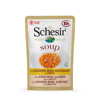 Zooplus 6x85g zalm/pompoen schesir soup kattenvoer aanbieding