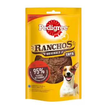 Zooplus 65g ranchos original cuts rund pedigree hondensnacks aanbieding