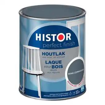 Praxis Histor perfect finish houtlak hoogglans wing commander 750ml aanbieding