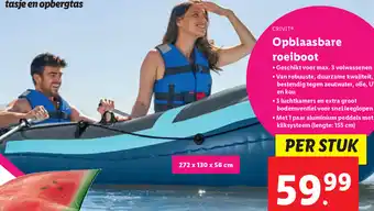 Lidl Opblaasbare roeiboot aanbieding