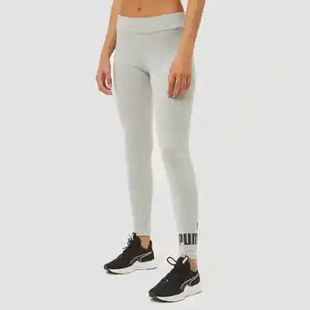 Perry Sport Puma puma essentials logo legging grijs dames aanbieding