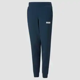 Perry Sport Puma puma essentials+ two-tone logo joggingbroek blauw kinderen aanbieding