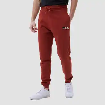 Perry Sport Fila jakey logo joggingbroek rood heren aanbieding