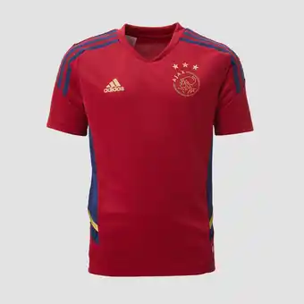 Perry Sport Adidas afc ajax condivo 22 trainingsshirt 22/23 rood kinderen aanbieding