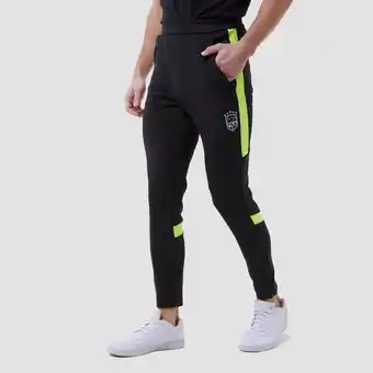 Perry Sport Fila drytec muscle trainingsbroek zwart/geel heren aanbieding