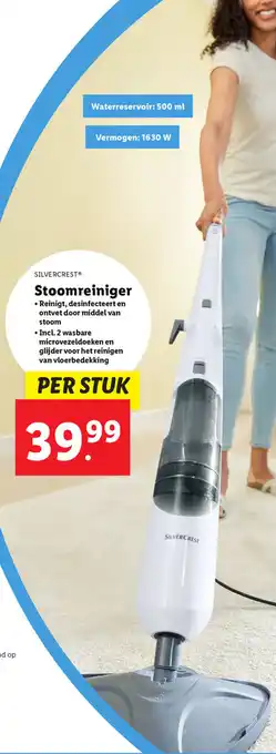 Lidl Stoomreiniger 500 ml 1630 W aanbieding