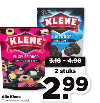 PLUS Alle Klene 2 st aanbieding