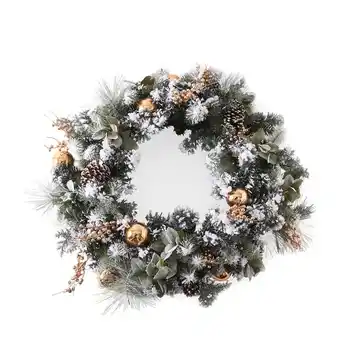 Douglas Riviera maison merry christmas wreath gold 100 cm aanbieding