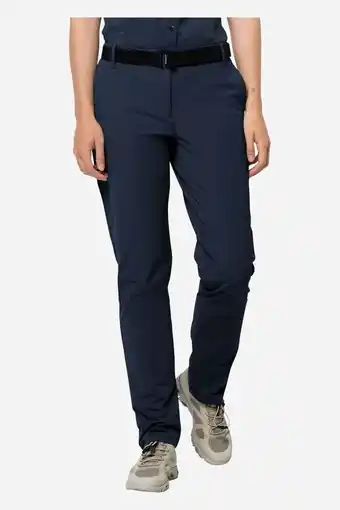 Bever Jack wolfskin pack & go pant w blauw aanbieding