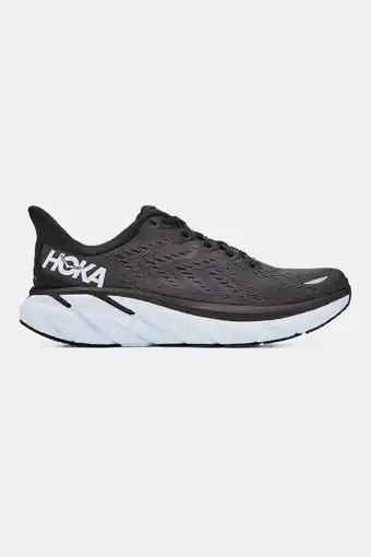 Bever Hoka one one clifton 8 hardloopschoen zwart aanbieding