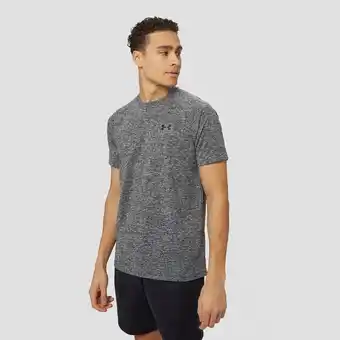 Perry Sport Under armour tech 2.0 sportshirt grijs heren aanbieding