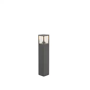 Lampenlicht.nl Moderne staande buitenlamp 65cm antraciet ip54 - zaandam aanbieding