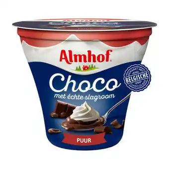 Coop Almhof choco puur met slagroom aanbieding