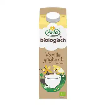 Coop Arla biologisch vanille yoghurt halfvol aanbieding