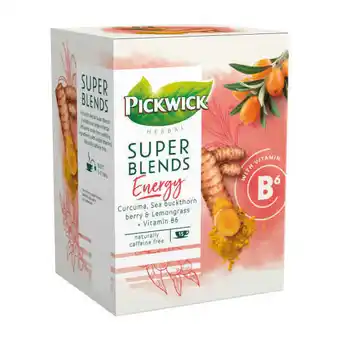 Coop Pickwick herbal super blends energy kruidenthee aanbieding