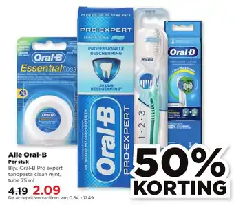 PLUS Alle Oral-B aanbieding