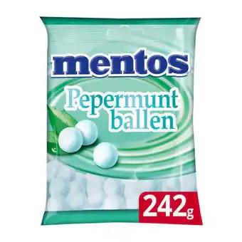 Coop Mentos pepermuntballen aanbieding