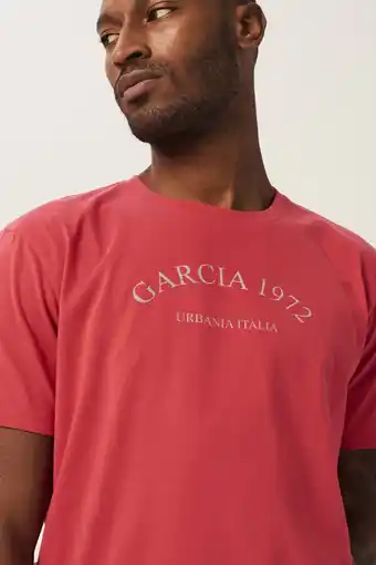 Jeans Centre Garcia t-shirt rood aanbieding