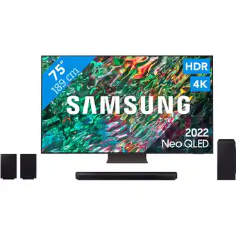 Coolblue Samsung neo qled 75qn90b (2022) + soundbar aanbieding