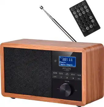 Bol.com Adler ad 1184 retro dab+ rds en fm radio afstan... aanbieding