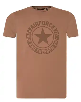 Only for Men Airforce logo heren t-shirt km aanbieding