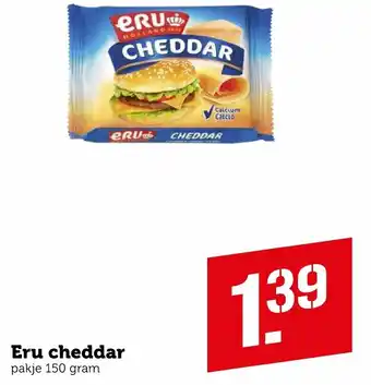 Coop Eru cheddar 150g aanbieding