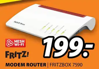 Expert Fritz! Modem Router | FRITZ!BOX 7590 aanbieding