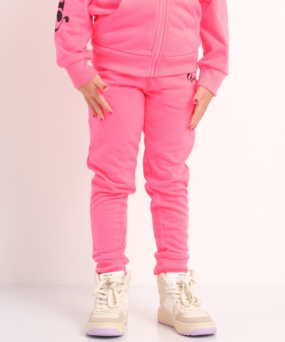 Meisjes q1905 joggingbroek felroze in maat aanbieding bij terStal