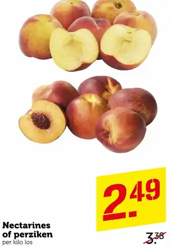 Coop Nectarines of perziken aanbieding