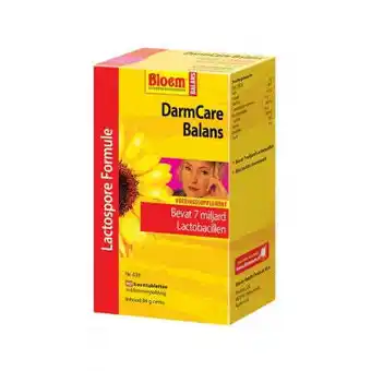 Vitamins Bloem darmcare balans 60 kauwtabletten aanbieding