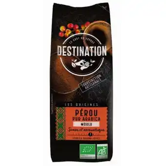 Vitamins Destination koffie peru gemalen bio 250 gram aanbieding