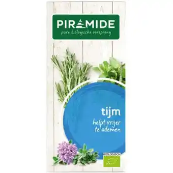 Vitamins Piramide tijm thee eko bio 20 stuks aanbieding