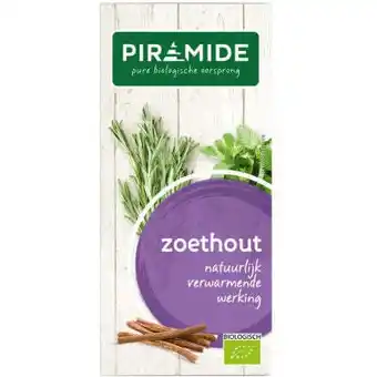 Vitamins Piramide zoethout thee eko bio 20 stuks aanbieding