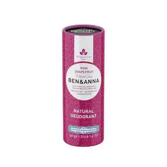 Vitamins Ben & anna deodorant pink grapefruit papertube 40 gram aanbieding