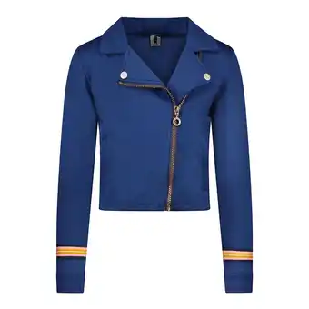 Kixx Online B.nosy meisjes biker jacket y202-5331-114 blauw aanbieding