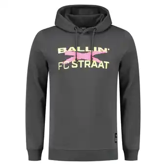 Plutosport Ballin x fc straat logo hoodie heren aanbieding