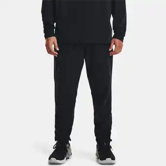 Under Armour Broek under armour unstoppable brushed zwart / zwart xxl aanbieding