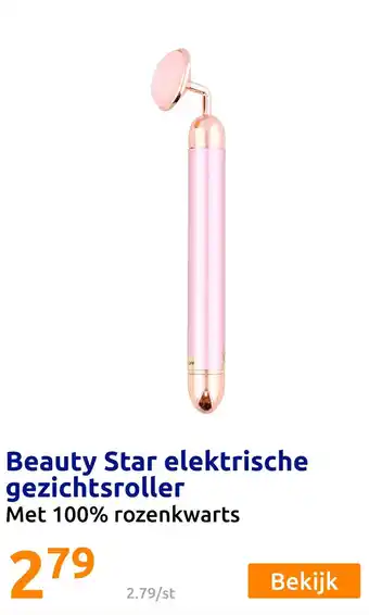 Action Beauty Star elektrische gezichtsroller aanbieding