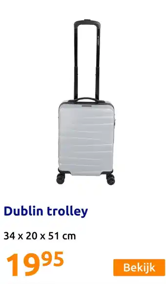 Action Dublin trolley aanbieding