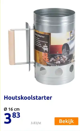 Action Houtskoolstarter aanbieding