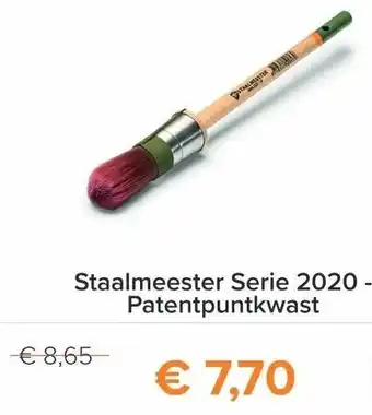 Verfwinkel.nl Staalmeester Serie 2020 - Patentpunktwast aanbieding