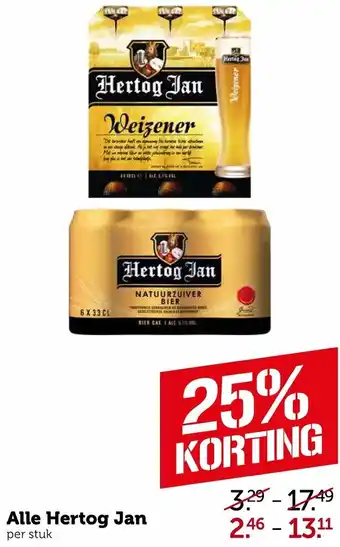 Coop Alle Hertog Jan aanbieding