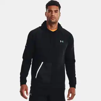 Under Armour Herenhoodie under armour rush™ warm-up zwart / zwart xxl aanbieding