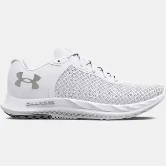 Under Armour Dameshardloopschoenen under armour charged breeze wit / wit / metalen zilver 39 aanbieding