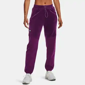 Under Armour Damesjoggingbroek under armour journey fleece rivalry / wit m aanbieding