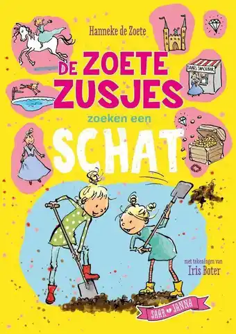 Top1Toys Boek zoete zusje zoeken een schat aanbieding