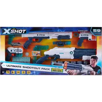 Top1Toys Zuru x-shot ultimate shootout blaster set aanbieding