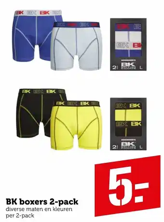 Coop BK boxers 2-pack aanbieding